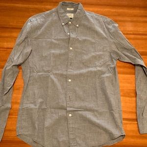 J. Crew slim grey button up